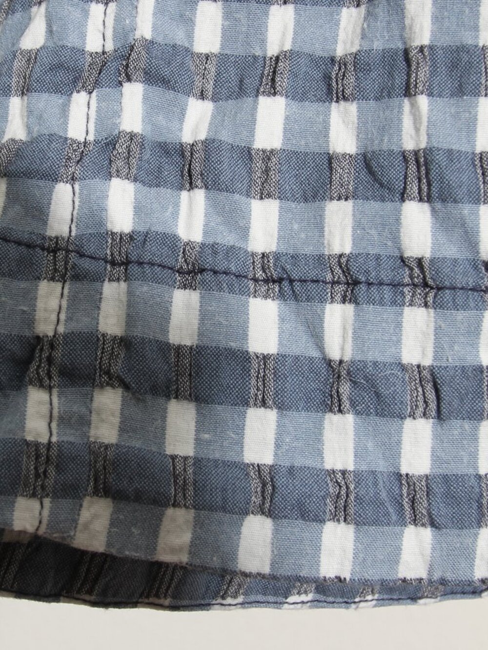 Free People Lucinda Gingham Midi Dress Indigo Combo Blue Lace-Up Back Size XS - Picture 14 of 16